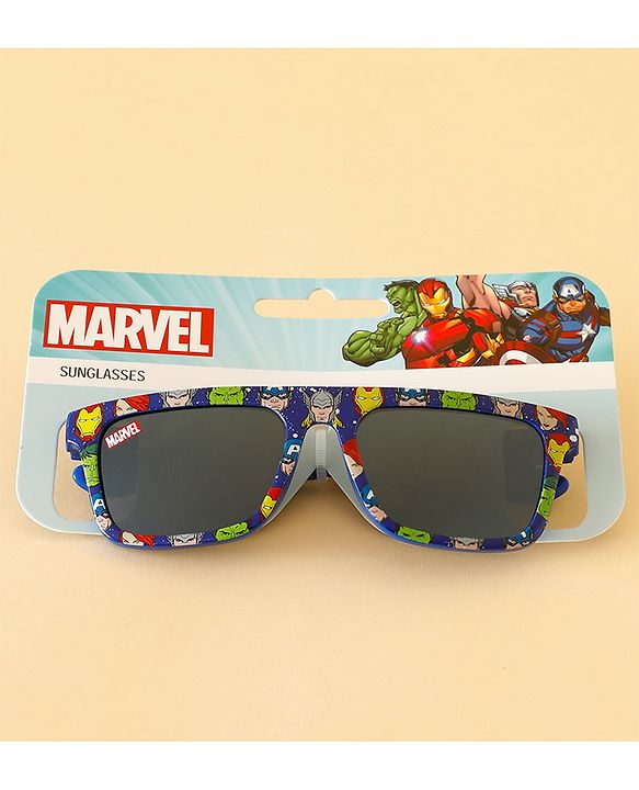 Pine Kids Marvel Sunglasses With Avengers Print - Blue