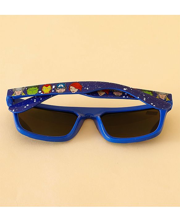 Pine Kids Marvel Sunglasses With Avengers Print - Blue