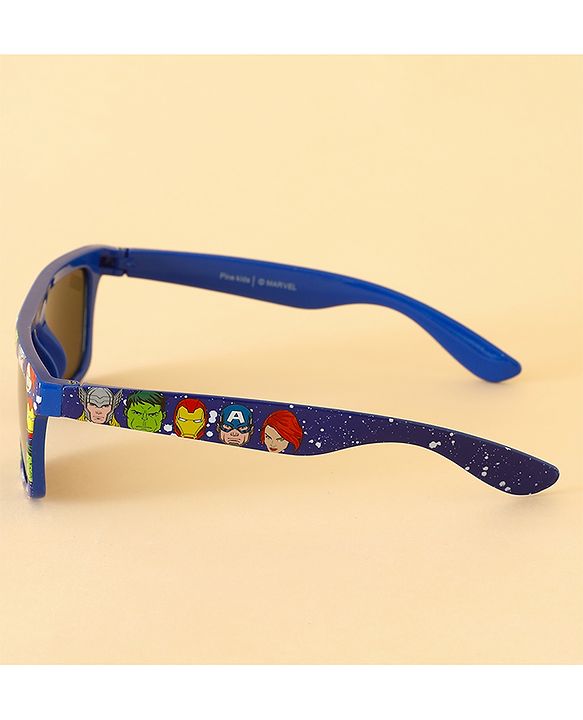 Pine Kids Marvel Sunglasses With Avengers Print - Blue