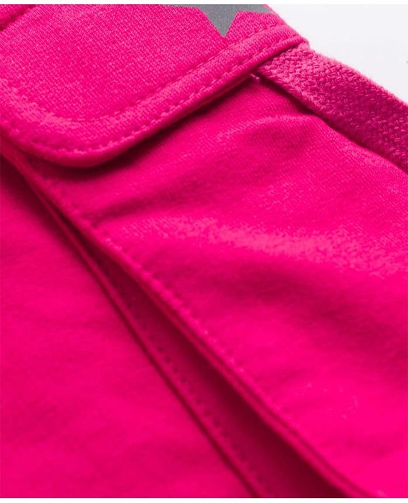 Pine Kids Knit Full Length Solid Coloured Lounge Pant With Pockets - Dark Pink