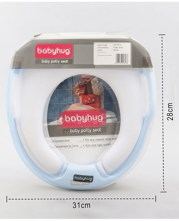 Babyhug Premium Potty Seat - White