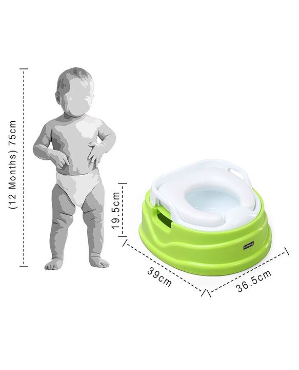 Babyhug Practico 4-in-1 Potty Chair - Green