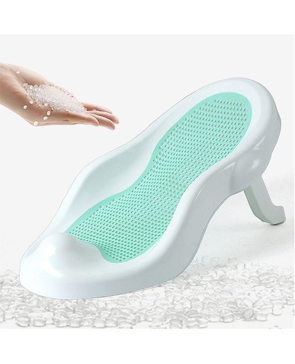 Babyhug Baby Bather with Soft Mesh Seat - Grey| Ergonomic Bath Support for Infants| Non-Slip Stable Design for Safe & Comfortable Bathing| Lightweight & Easy to Clean| New Born Gifting Option