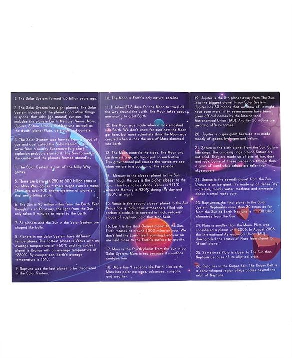 Babyhug Ultimate Solar System Floor Puzzle - 60 Pcs| Interactive Fact-Learning Jigsaw Puzzle| Booklet with 25 Fun Facts About Planets| Boost Critical Thinking and Spatial Awareness| BIS Certified