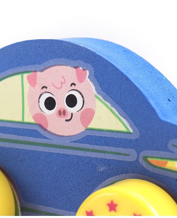 Babyhug Candy Crew City Cars - Blue| Perfect for Water Play and Floating| Turns Bath Time into an Imaginative Floating Adventure | BIS Certified | Design May Vary