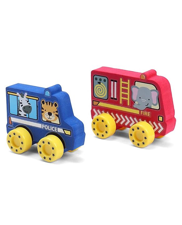 Babyhug Candy Crew City Cars - Blue| Perfect for Water Play and Floating| Turns Bath Time into an Imaginative Floating Adventure | BIS Certified | Design May Vary