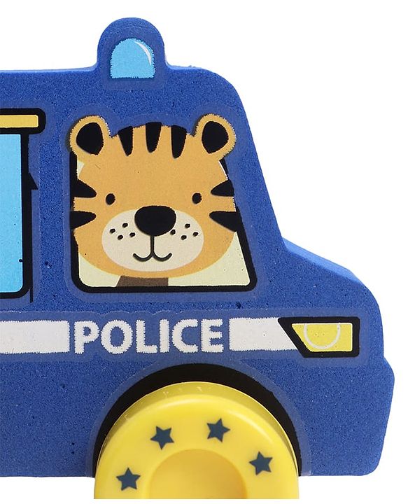 Babyhug Candy Crew City Cars - Blue| Perfect for Water Play and Floating| Turns Bath Time into an Imaginative Floating Adventure | BIS Certified | Design May Vary