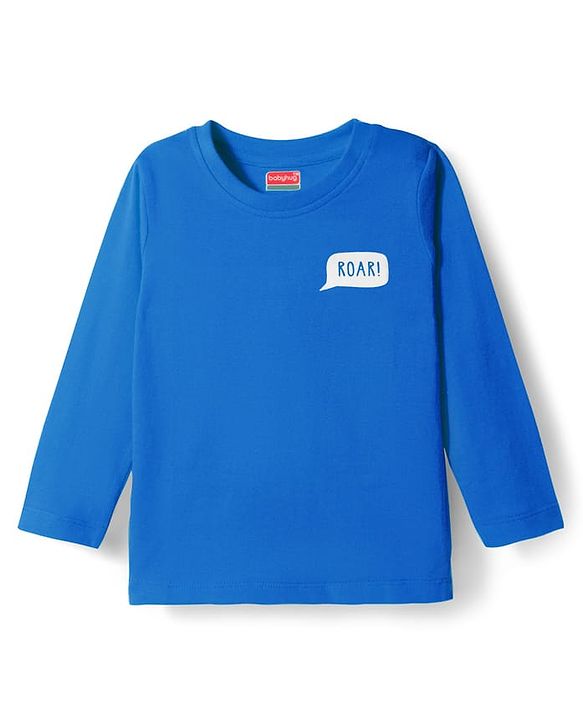 Babyhug 100% Cotton Knit Full Sleeves T-Shirts With Dino Print Pack of 5 - Multicolor