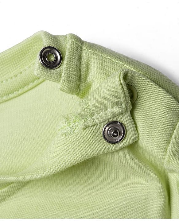 Babyhug Cotton Knit Full Sleeves T-Shirts with Animal Print Pack of 3 - Cream Light Blue & Green
