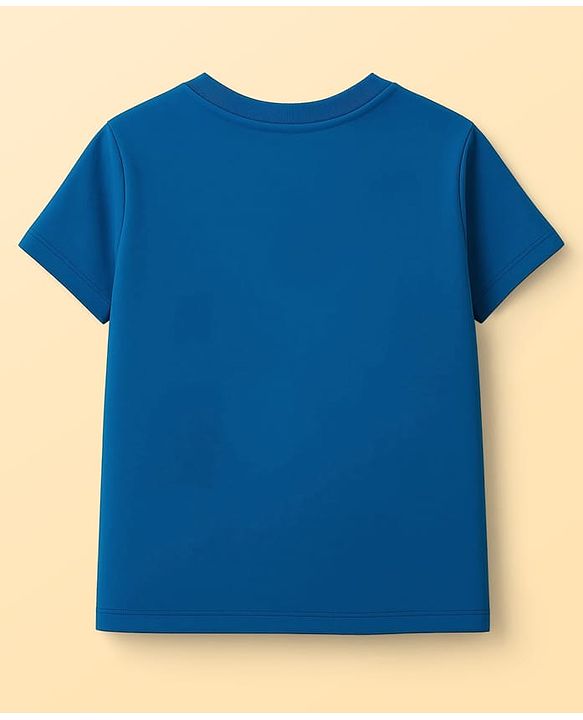 Pine Kids Cotton Knit Half Sleeves T-Shirts with Text Graphic Pack of 3 - Navy Blue Pink & White