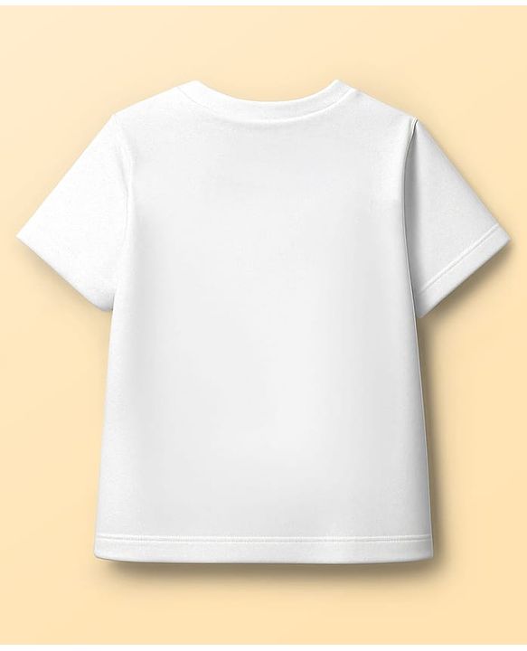 Pine Kids Cotton Knit Half Sleeves T-Shirts with Text Graphic Pack of 3 - Navy Blue Pink & White