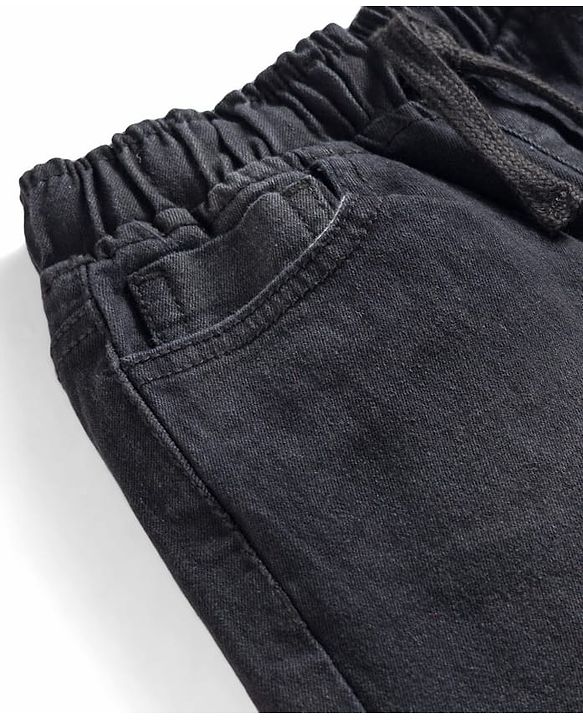 Pine Kids Denim Woven Full Length Washed Jeans - Blue