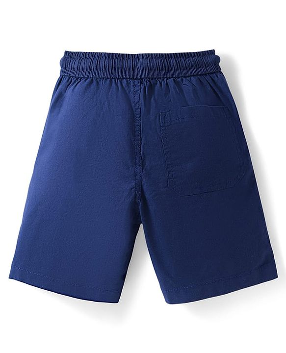 Pine Kids Cotton Elastane Woven Above Knee Length Shorts - Olive Green