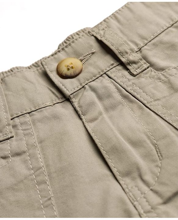 Pine Kids Cotton Woven Mid Calf Solid Skirt - Tan
