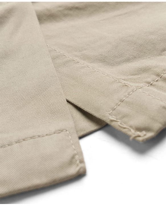 Pine Kids Cotton Woven Mid Calf Solid Skirt - Tan