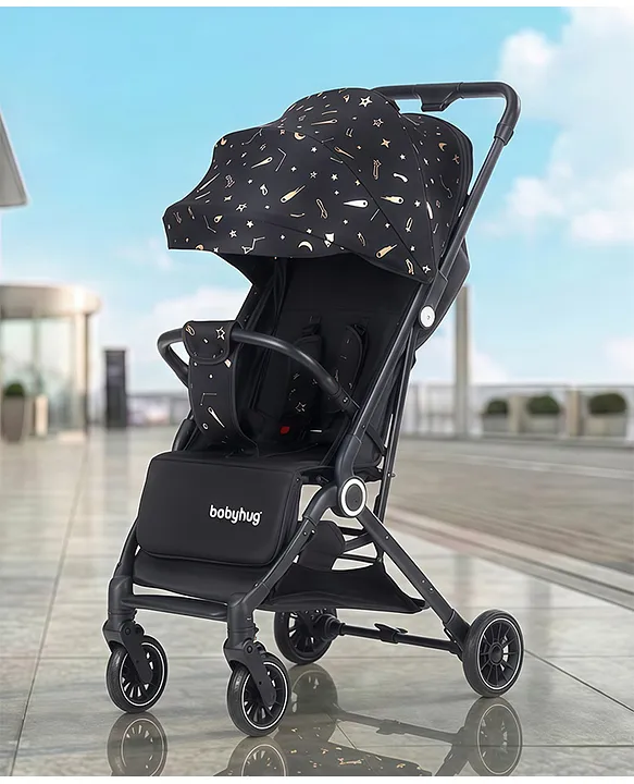 Babyhug Portable Baby Stroller with One-hand Z Compact Fold