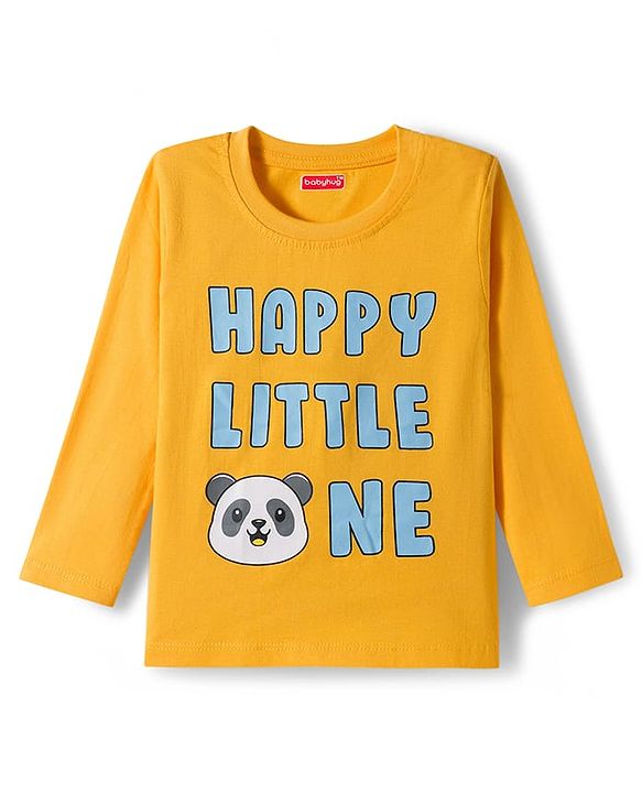Babyhug 100 % Cotton Single Jersey Knit Full Sleeves T-Shirt With Dino Print Pack Of 7 - Multicolour