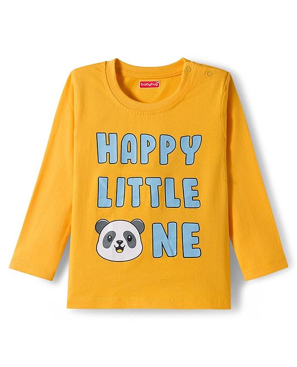 Babyhug 100 % Cotton Single Jersey Knit Full Sleeves T-Shirt With Dino Print Pack Of 7 - Multicolour