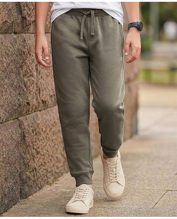Pine Kids Knit Full Length Solid Color Lounge Pants Pack of 3 ( Color May Vary )