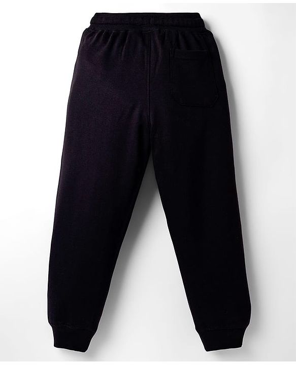 Pine Kids Knit Full Length Solid Color Lounge Pant - Black