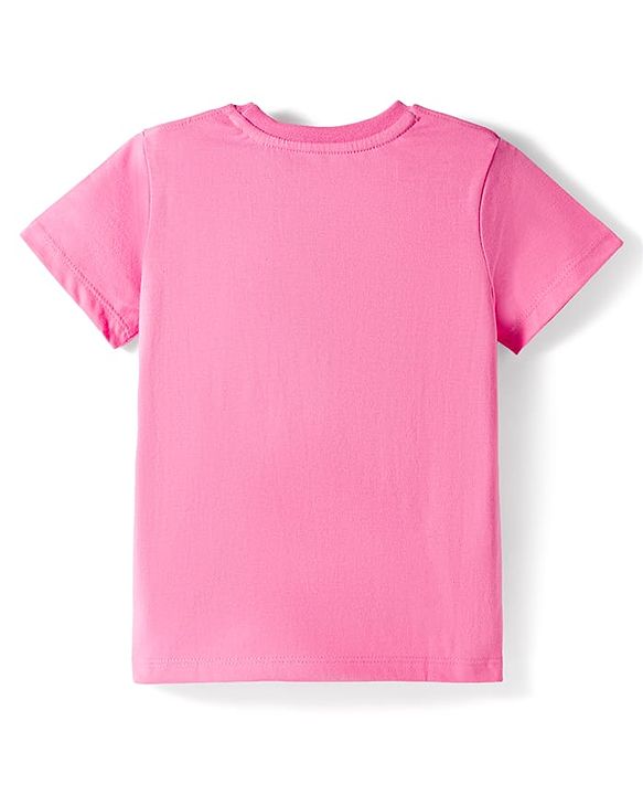 Pine Kids Cotton Knit T-Shirts with Text Print Half Sleeves Round Neck Multi Colors Pack of 5 6-7 Years