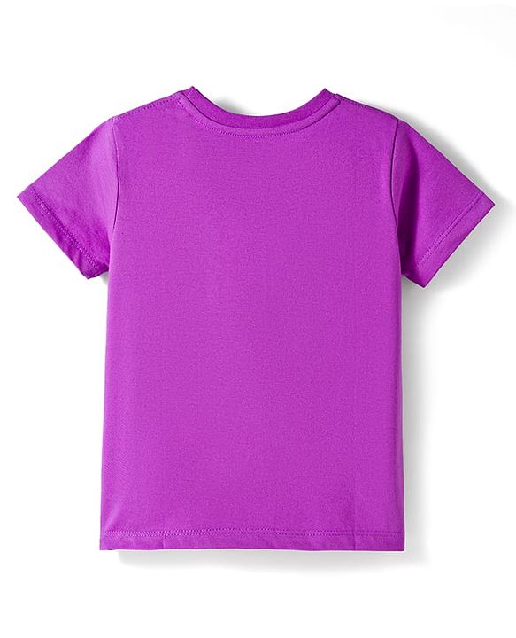 Pine Kids Cotton Knit T-Shirts with Text Print Half Sleeves Round Neck Multi Colors Pack of 5 6-7 Years