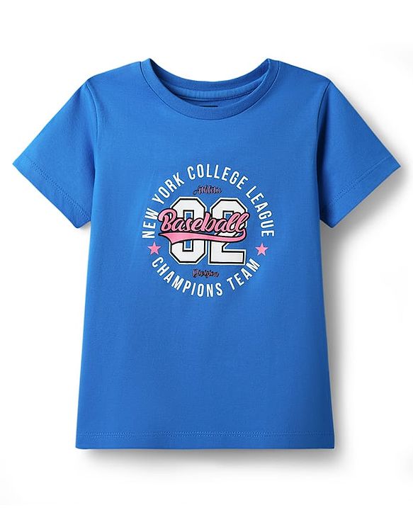 Pine Kids Cotton Knit T-Shirts Graphic Print Multi Colors 5-6 Years