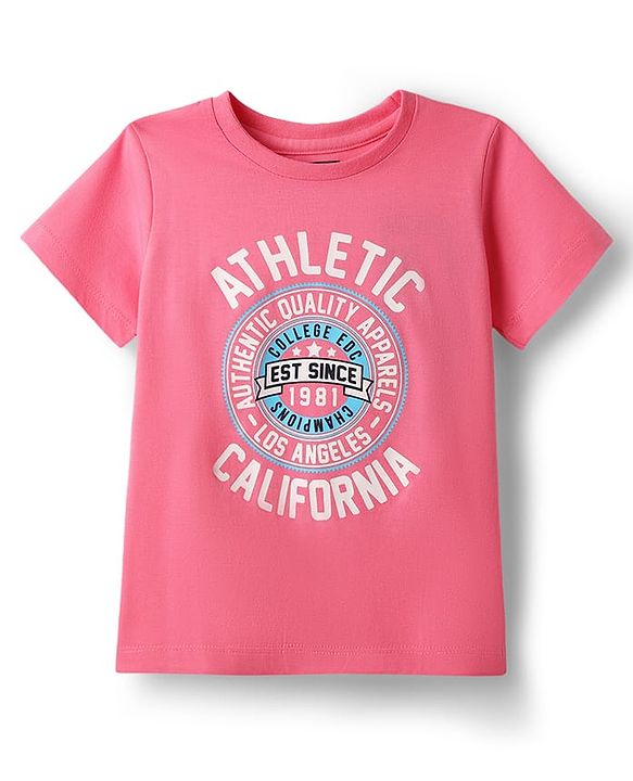 Pine Kids Cotton Knit T-Shirts Graphic Print Multi Colors 5-6 Years