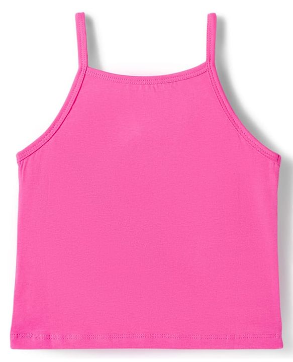 Pine Kids Cotton Lycra Sleeveless Slips With Stripes & Pack Of 3 - Colour May Vary