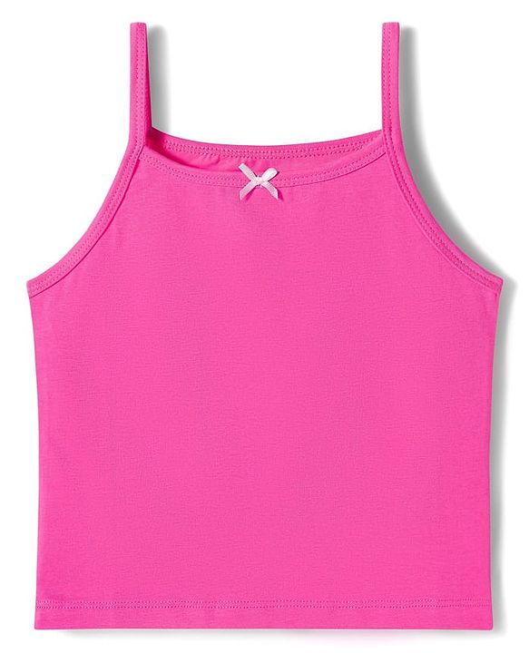 Pine Kids Cotton Lycra Sleeveless Slips With Stripes & Pack Of 3 - Colour May Vary