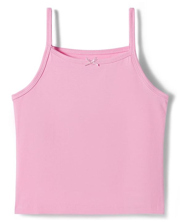 Pine Kids Cotton Lycra Sleeveless Slips With Stripes & Pack Of 3 - Colour May Vary