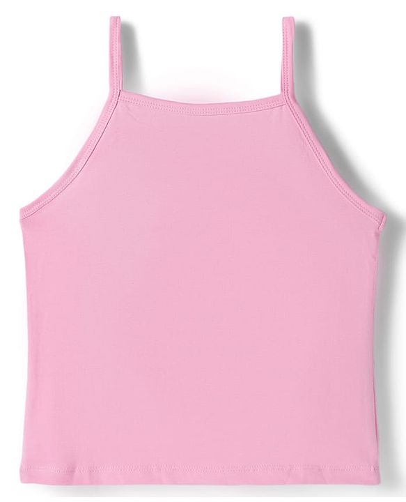 Pine Kids Cotton Lycra Sleeveless Slips With Stripes & Polka Dot Print Pack Of 3 - Colour May Vary