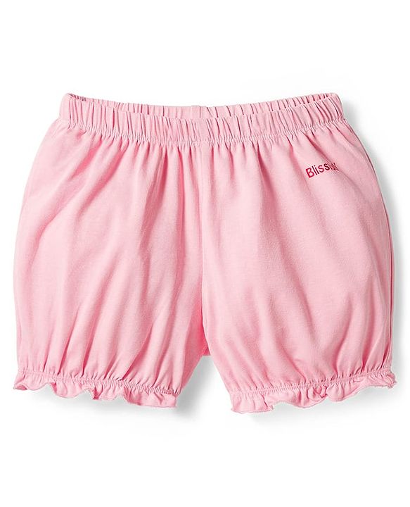Pine Kids Cotton Elastane Knit Bloomers With Polka Dot Print Pack Of 3 - Colour May Vary