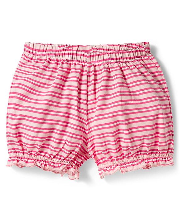 Pine Kids Cotton Elastane Knit Bloomers With Polka Dot Print Pack Of 3 - Colour May Vary