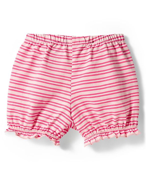 Pine Kids Cotton Elastane Knit Bloomers With Polka Dot Print Pack Of 3 - Colour May Vary