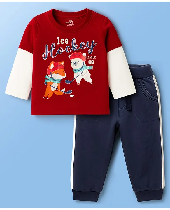 Buy Doodle Poodle 100% Cotton Knit Full Doctor Sleeves T-Shirt