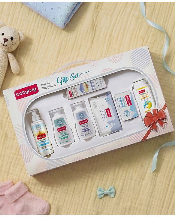 Babyhug Box of Happiness Complete Skincare Gift Set - Pack of 7