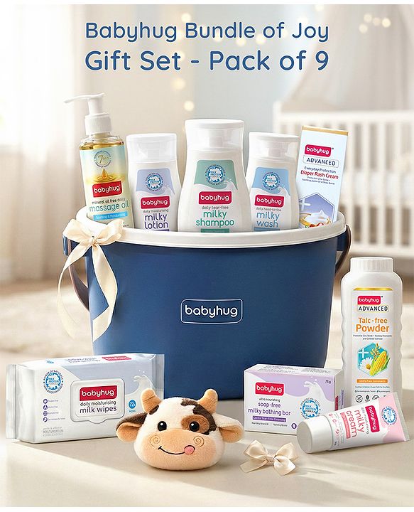 Babyhug Bundle of joy Complete Skincare Gift Set - Pack of 9