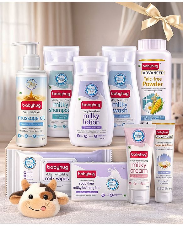Babyhug Bundle of joy Complete Skincare Gift Set - Pack of 9