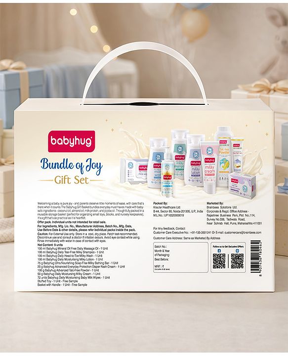 Babyhug Bundle of joy Complete Skincare Gift Set - Pack of 9