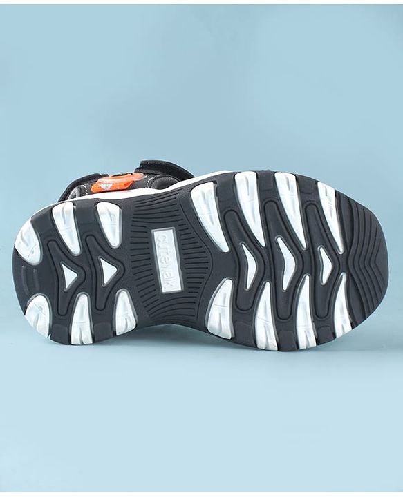 Cute Walk by Babyhug Sandals With Velcro & Closure Camouflage Print - Blue