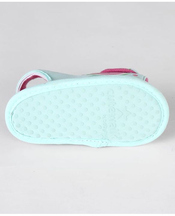 Cute Walk by Babyhug Booties With Mermaid Design - Blue