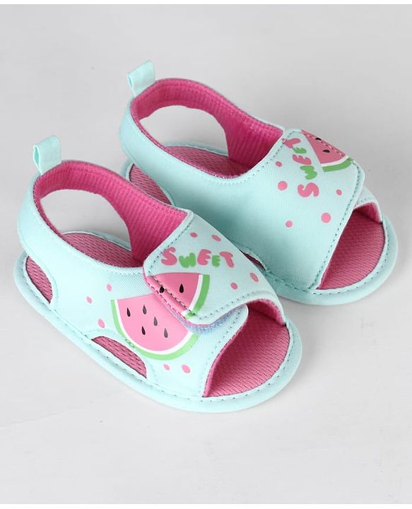 Cute Walk by Babyhug Booties With Mermaid Design - Blue