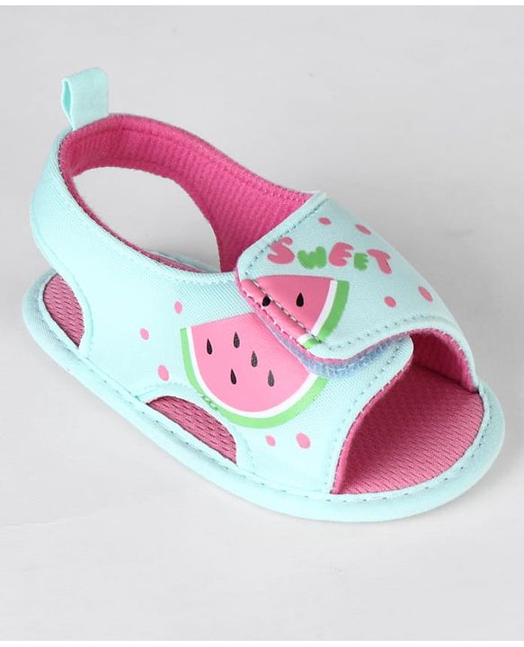 Cute Walk by Babyhug Booties With Mermaid Design - Blue