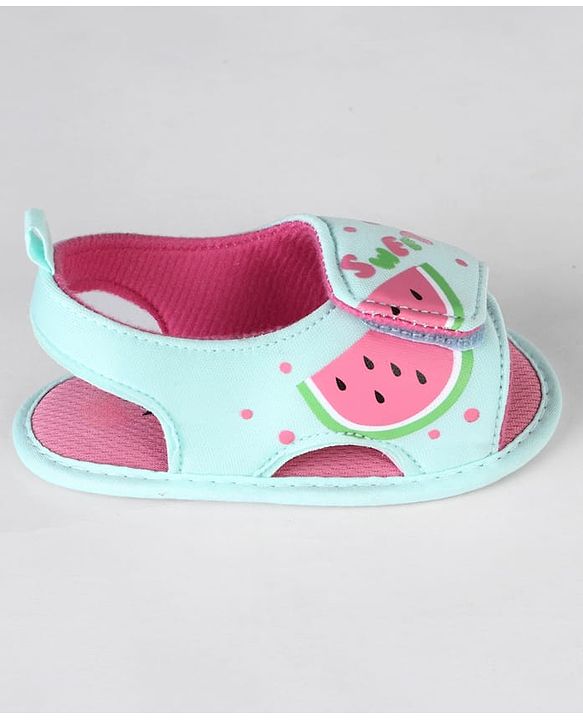 Cute Walk by Babyhug Booties With Mermaid Design - Blue
