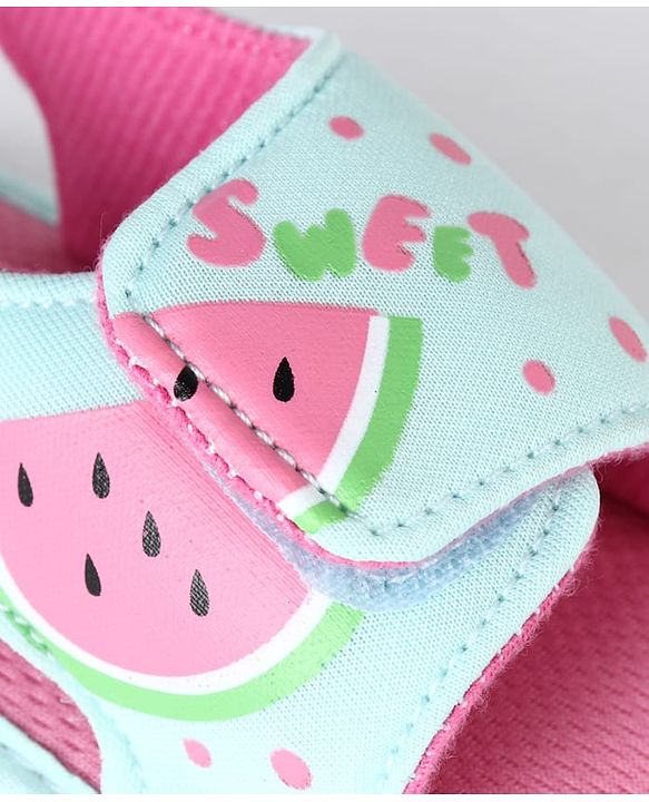 Cute Walk by Babyhug Booties With Mermaid Design - Blue