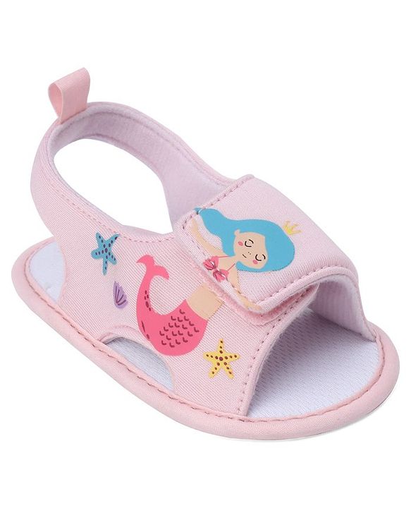Cute Walk by Babyhug Booties With Mermaid Design - Blue