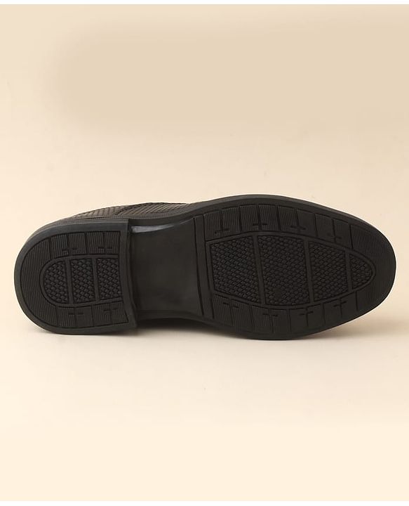 Cute Walk by Babyhug Slip On Solid Oxford Shoes - Black