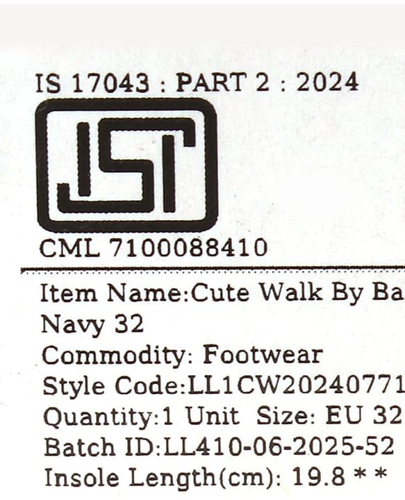 Cute Walk by Babyhug Slip On Solid Oxford Shoes - Black