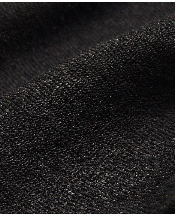 Babyhug Denim Full Length Washed Jeans With Stretch - Navy Blue